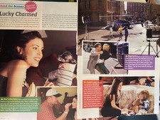 Charmed, Alyssa Milano, Holly Marie Combs, Two Page Vintage Clipping