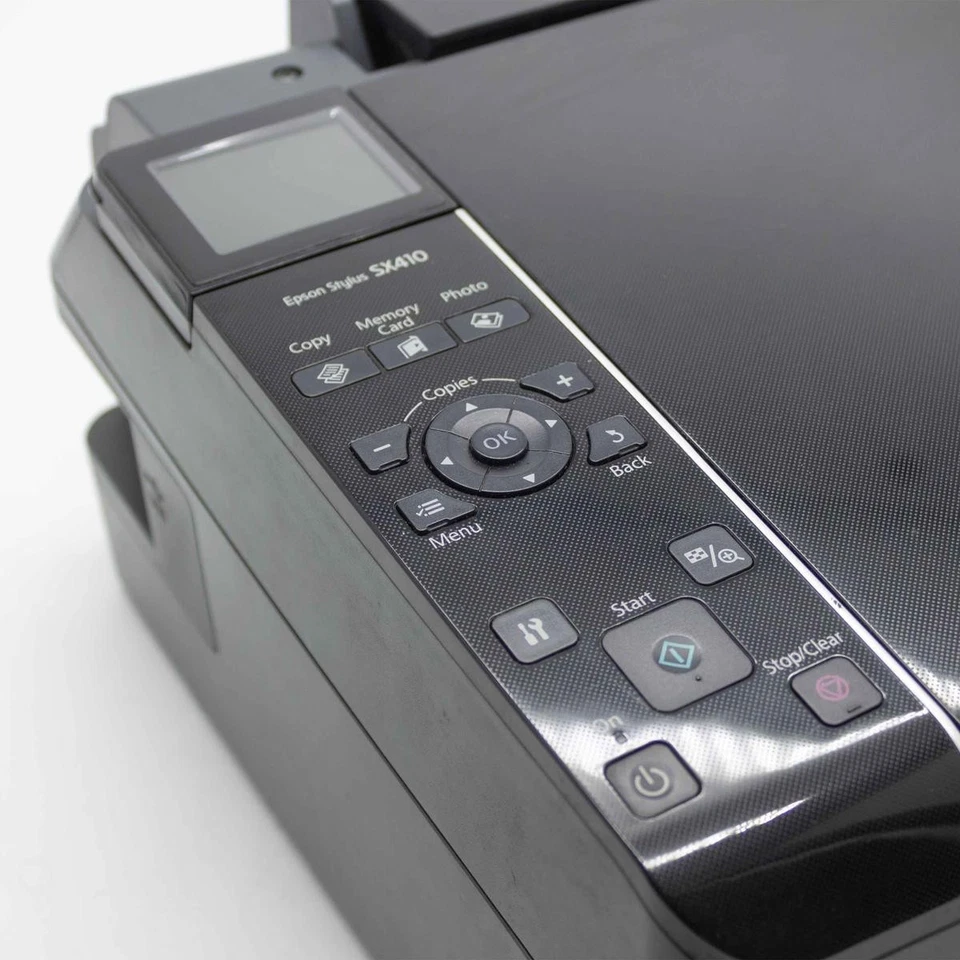 Epson Stylus SX410 Inkjet Color Printer Scanner Copier A4 USB PC - Image 3 of 3