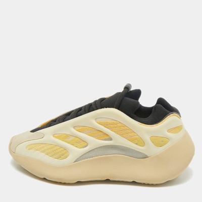 Yeezy x Adidas Yeezy 700 Size 36.5 Yellow Knit Fabric Mesh and Rubber Low Top