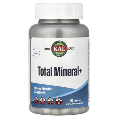 2 X KAL, Total Mineral+, 120 VegCaps-Worldwide