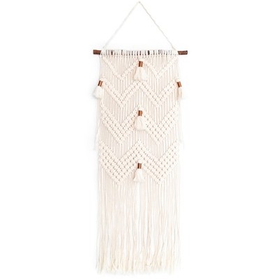 Macrame Wall Hanger Kit - Chevrons & Tassels