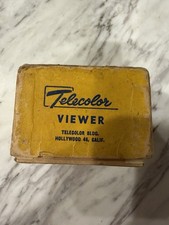 Telecolor Viewer w/ Box Hollywood 46 CALIF Slide Photo Viewer Vintage 1950's