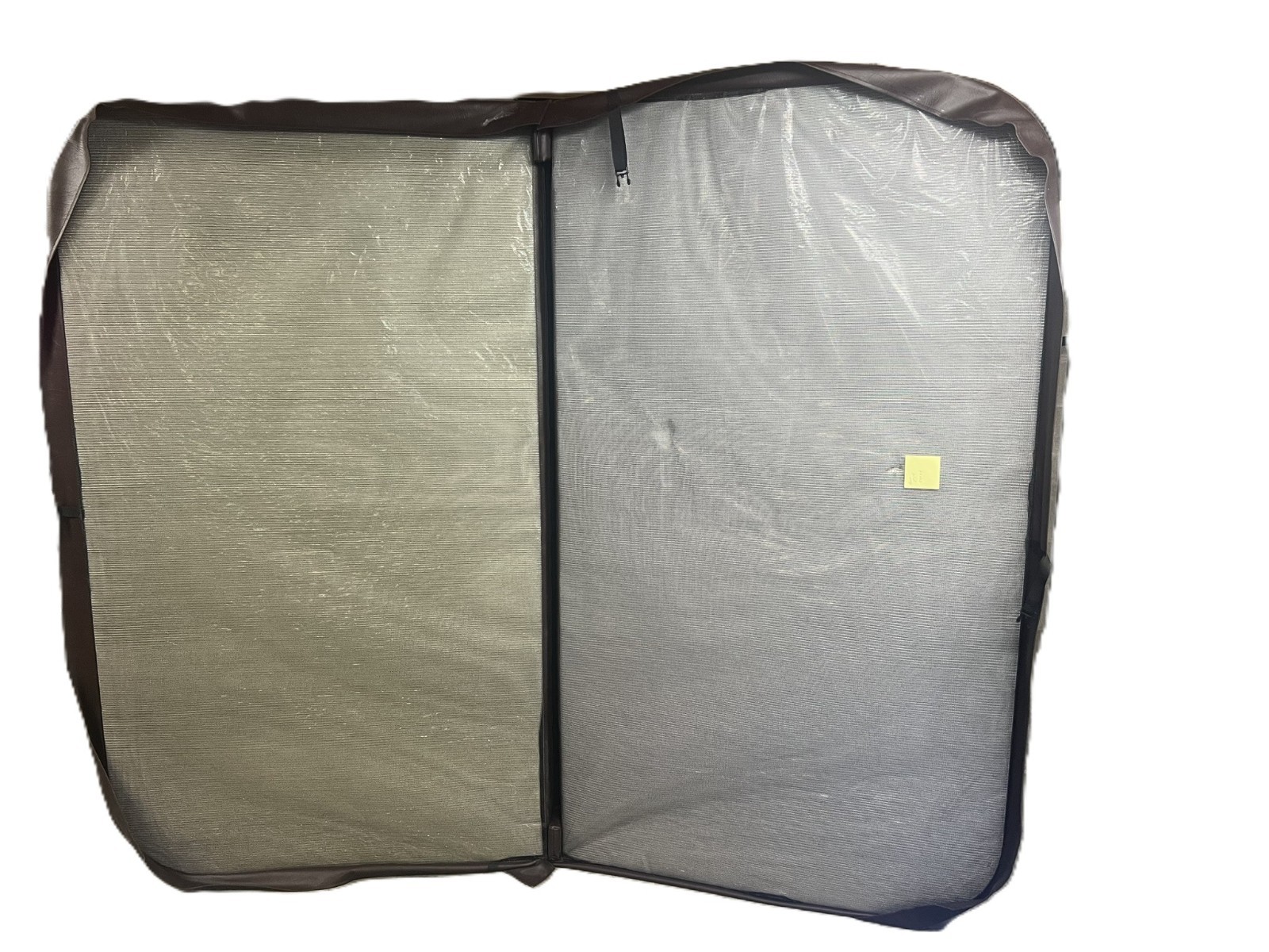 Brand new 93-1/2" x 80" Prestige brown hot tub cover MINOR DAMAGE Local Pickup