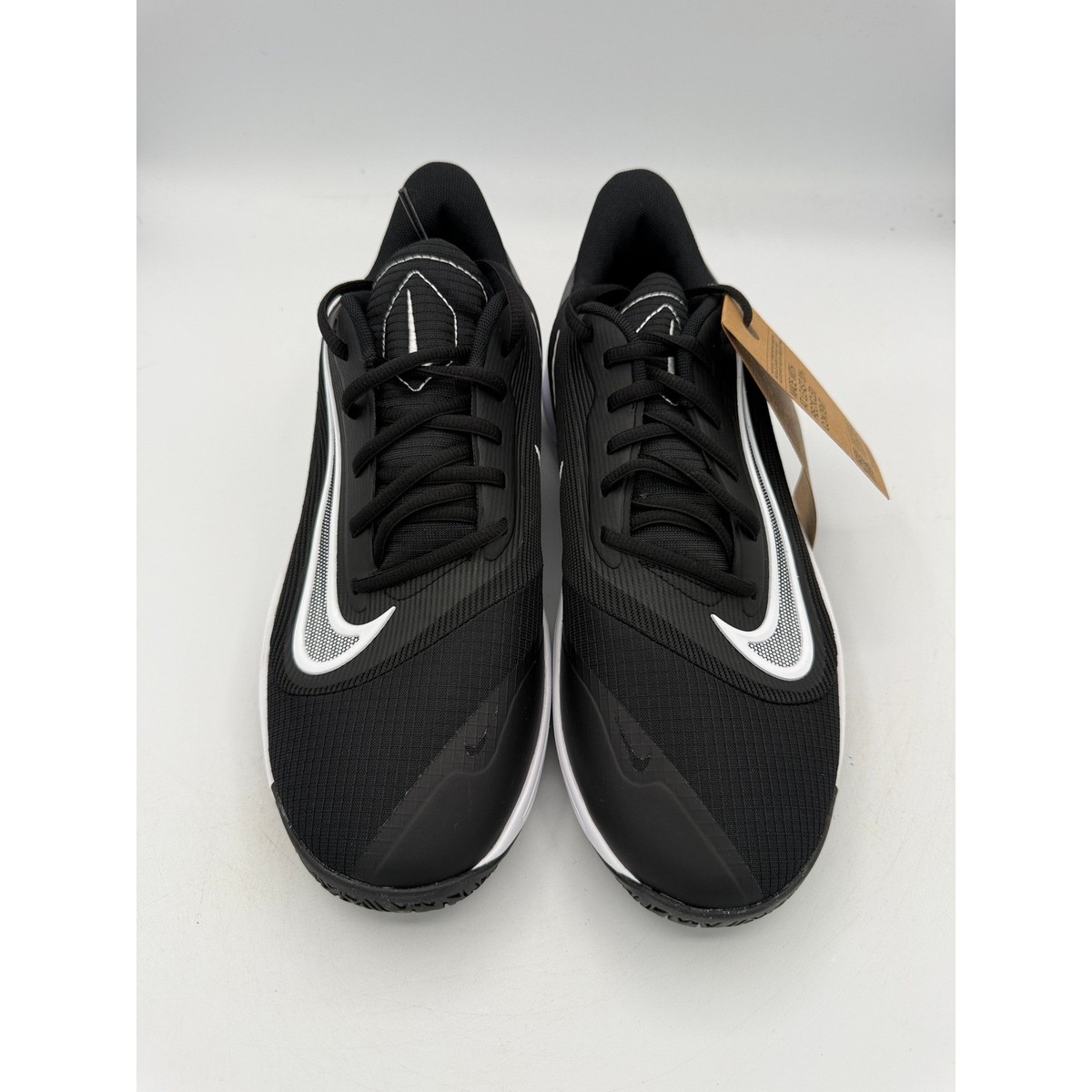 Nike Precision VII Shoes Mens 9 Black White Iron Grey 