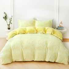 Faux Fur Duvet Cover, Luxury Ultra Soft Fluffy Plush Velvet Comforter Cover w...