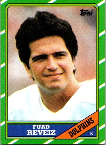 1986 Topps #54 Fuad Reveiz Football Card 3D - Picture 1 of 2