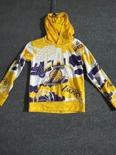Youth Los Angeles Lakers Hoodie All Over Print Small