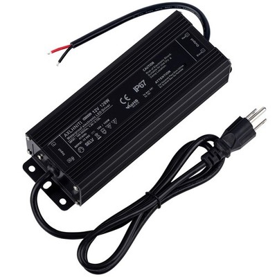 LED Driver 120W 12V DC Low Voltage Output, Waterproof IP67 LED Power Supply,L...