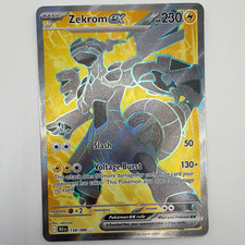 Pokemon TCG Zekrom ex 158/086 Sv: Black Bolt Full Art Holo 230 HP ENG on eBay