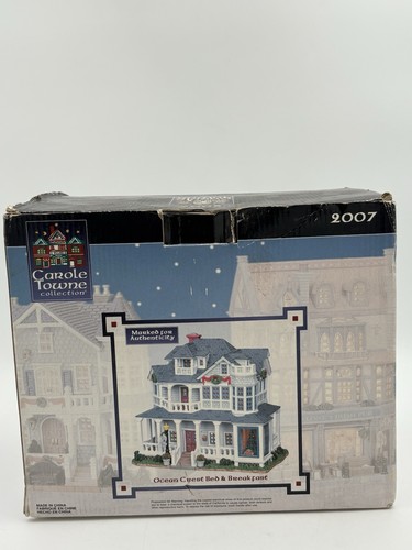 Lemax Carole Towne Christmas "Ocean Crest Bed & Breakfast" 2007 - READ - Picture 11 of 11
