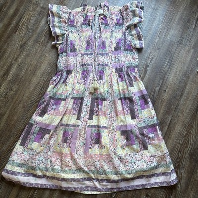 Sea New York Naya Flutter Sleeve Dress Sz Small