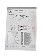 Barres de toit Renault KOLEOS
