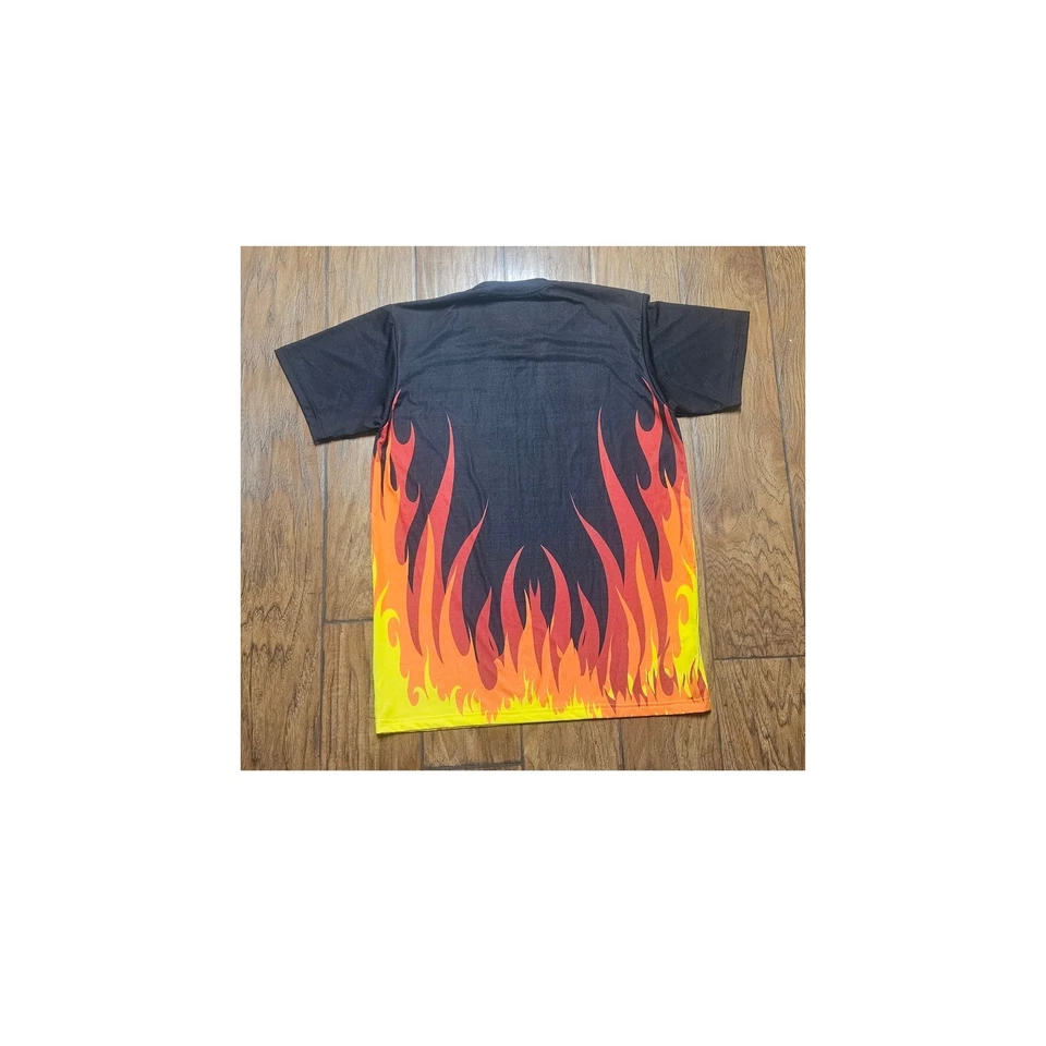 Camiseta Franklin Fire Dynamic Team Gráfica Llamas Deportivas Adulto L Foto 2 de 3