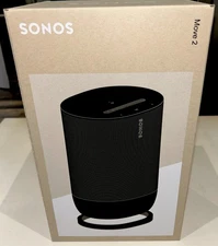 Sonos Move 2 Portable Wireless Speaker Bundle -  Includes Free Travel Bag Code