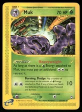 Muk 23/147 Rare Aquapolis Pokemon Near Mint