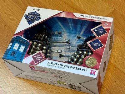 CHARACTER Doctor Who History of The Daleks #21 - Eve of The Daleks SEALED 2025 SET