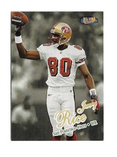 1998 Fleer Ultra Football Jerry Rice Gold Medallion Edition