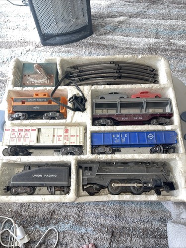 Vintage Marx 666 Dampflok Elektrozug 52875 Set komplett mit Gleis | Zustand: New: Other (See Details)