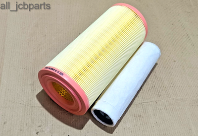 47362223 47362227 AIR FILTER INNER OUTER SET TEREX CASE NEW