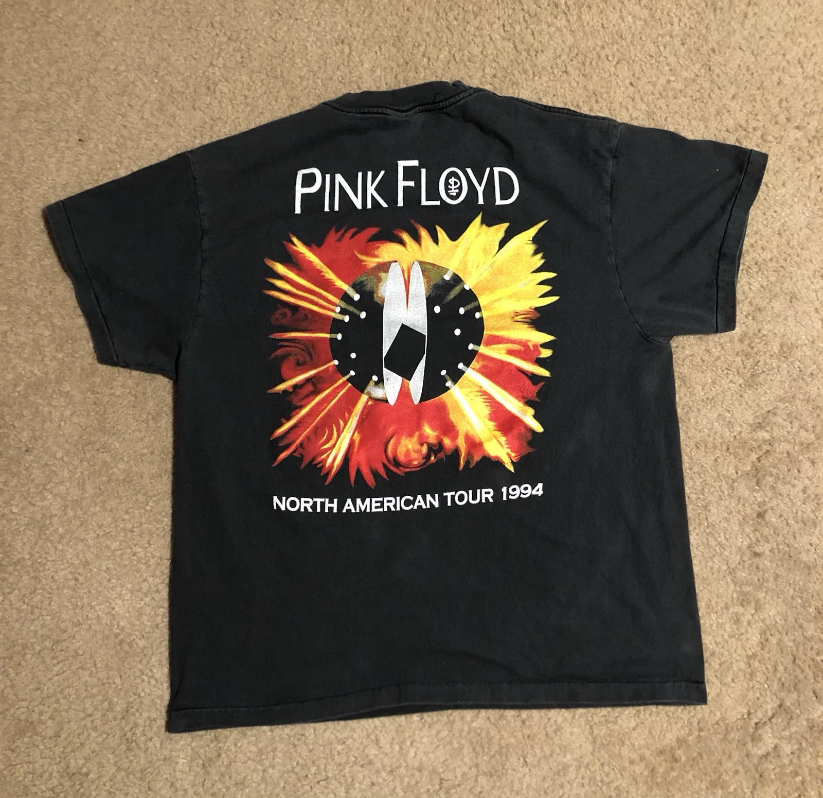 2 VTG Pink Floyd 1994 North American Tour, Division Bell Concert Brockum Tee XL
