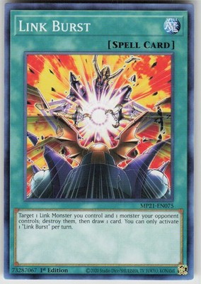 LINK BURST MP21-EN075 COMMON / SHORT PRINT YU-GI-OH NEAR MINT