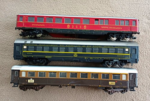 Fleischmann H0 3 Personenwagen Set DSG 4514 CIWL Schlafwagen 4516  FS  Licht | Condition: Gebraucht
