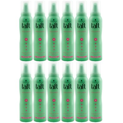 taft Schaumfestiger VOLUMEN 12 x 150ml Haltegrad 4 - für feines Haar - Styling