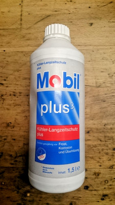 Kühlerfrostschutz Mobil plus3 - 1,5 Liter Frostschutz Glysantin Kühler Oldtimer