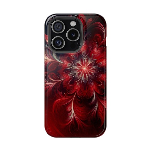 Floral Magnetic Tough Case, Stylish Phone Cover, Unique Gift, Protective Case - 第 54/129 張圖片