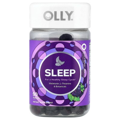 2 X OLLY, Sleep Gummies, Blackberry Zen, 90 Gummies