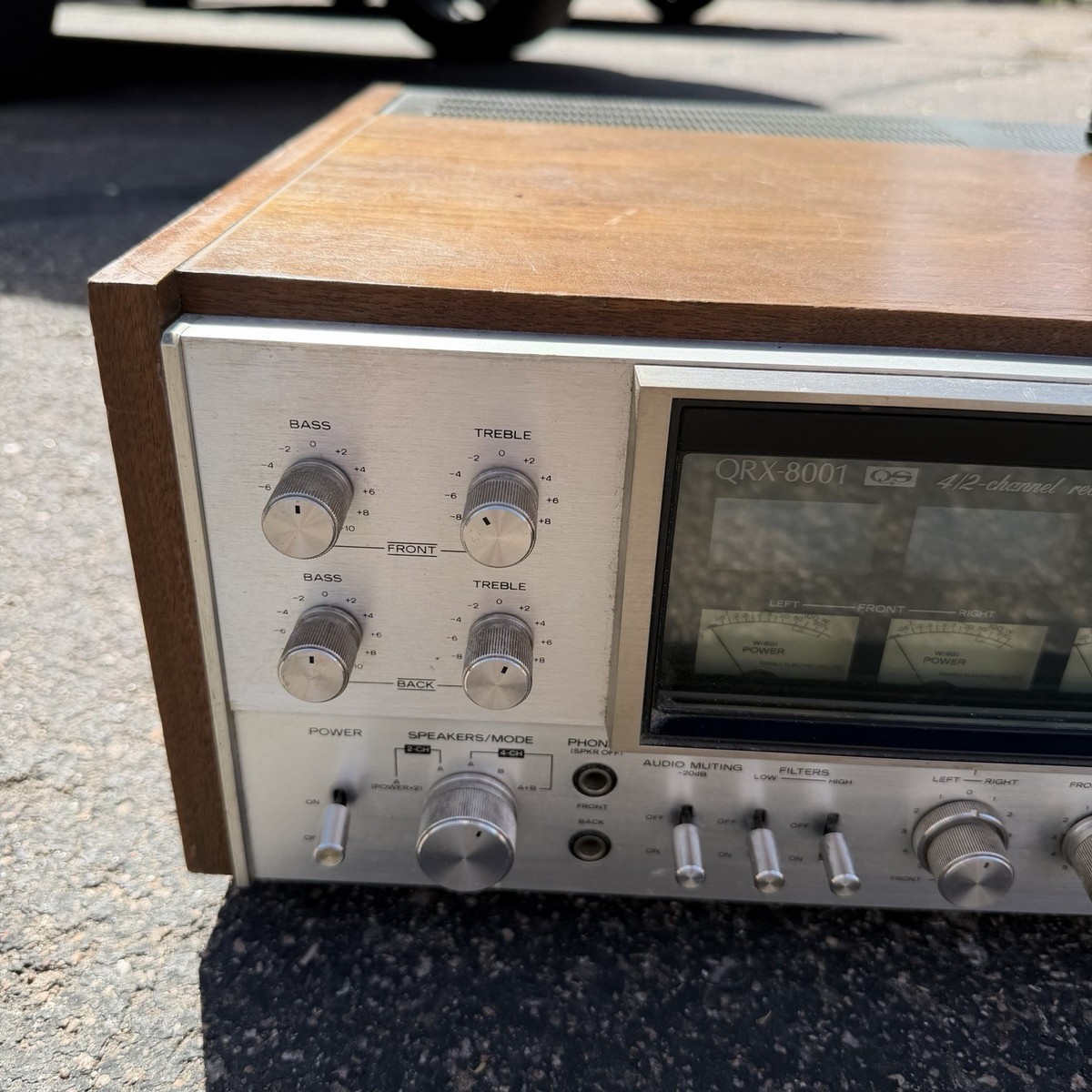 Sansui QRX-8001 Quadraphonic 4-Channel Receiver AS-IS PARTS OR