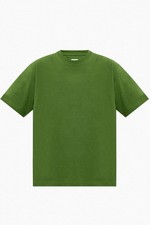  NO CUSTOMS TAX BOTTEGA VENETA Sunrise green crewneck cotton t-shirt Medium