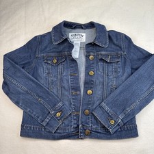 Levi Strauss Signature Jean Jacket Medium Denim Trucker Button Front