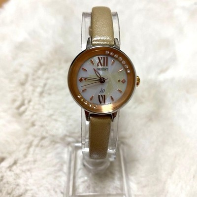 Orient Solar Wristwatch Timepiece Authentic Thin Strap Used Ready to Use