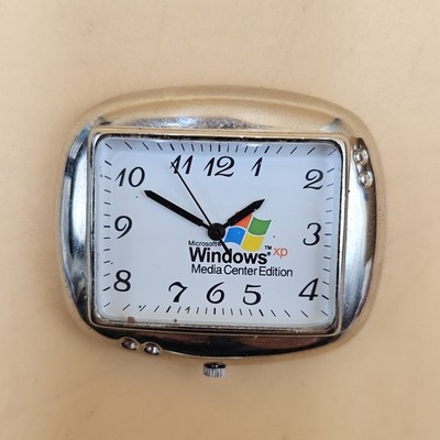 Vintage Windows XP Media Center Edition Desk/Pocket Watch Runs Great