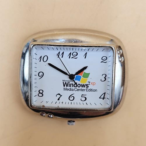 Vintage Windows XP Media Center Edition Desk/Pocket Watch Runs Great