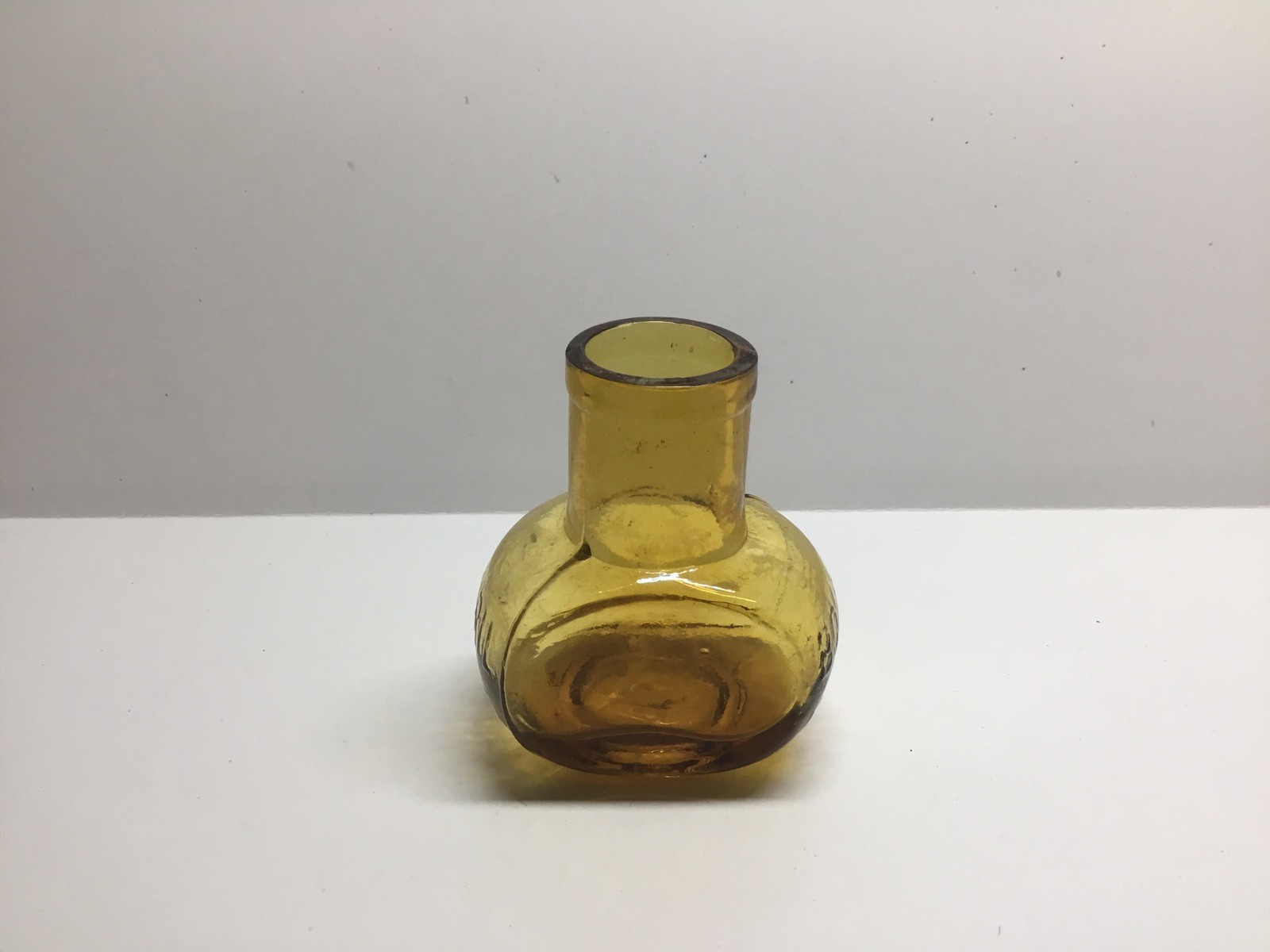 Antique Bright Amber Bovril Meat Juice Bottle.