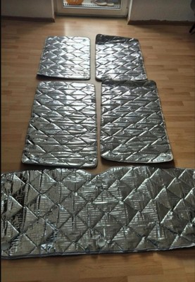 Lila Bus Thermoverdenklung/Thermomatten Wohnraum T5 /T6