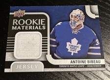 2015-16 Upper Deck Antoine Bibeau Rookie Jersey