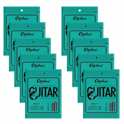 Professional Electric Guitar Strings 10 Sets Anti-Rust Corrosion Resistant 10-46