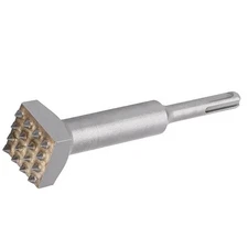 SDS PLUS Carbide Tipped 16-Teeth Bush Hammer Chisel Bit Tool For Concrete Stone