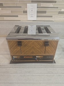 Vintage Toastmaster Toaster D147A – 4 Slice Wide Slot – Made in USA – Tested 