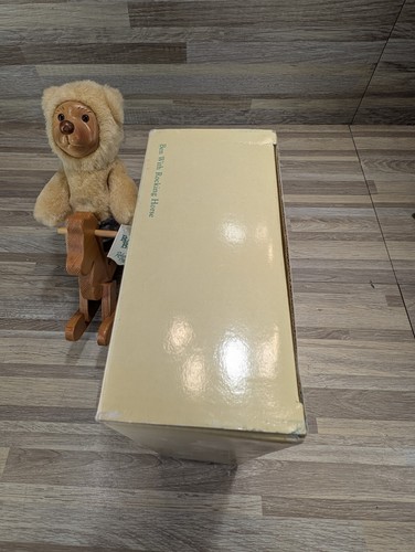 Raikes Bears Nursery Miniatures Ben mit Schaukelpferd in Box Applause 1990 - Bild 8 von 24