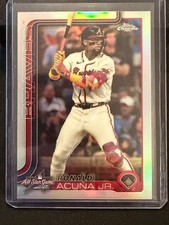 Ronald Acuna Jr. 2025 Topps Chrome All-Star Game #ASGC-15 - Atlanta Braves