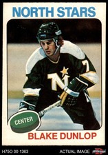 1975 O-Pee-Chee NHL #16 Blake Dunlop North Stars 6 - EX/MT