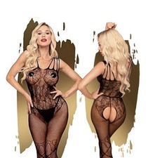 Penthouse, Hot Nightfall Black Suspender Body...