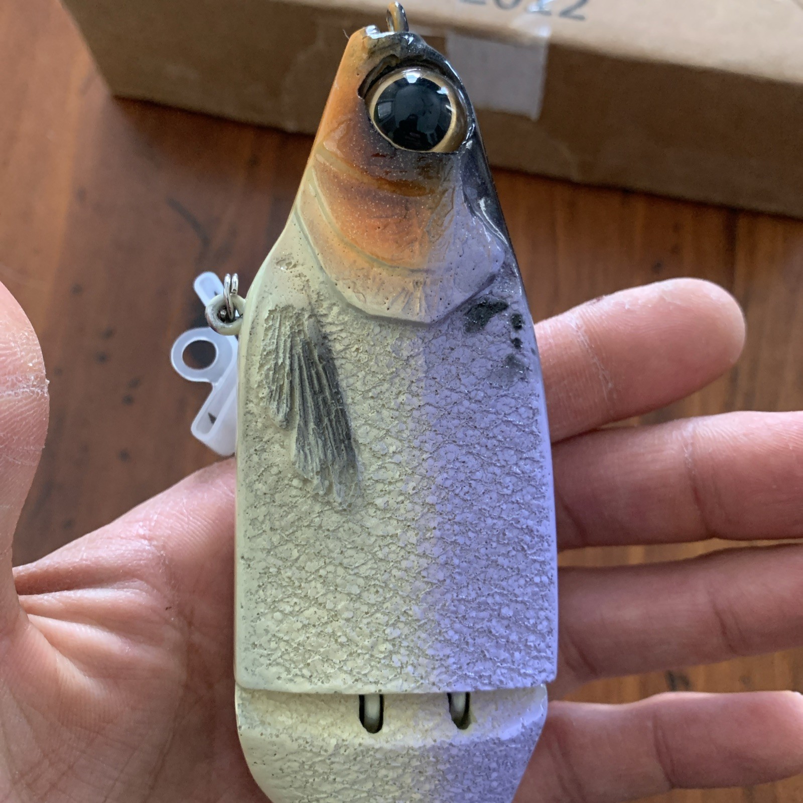 KGB Swimbaits Chad Shad TSG 9in Table Rock Bone Glidebait near mint lite use   - Image 19