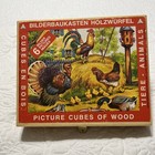 Vintage Herman Eichhorn, German Child’s Wooden Puzzle Blocks In Wooden Box RARE!