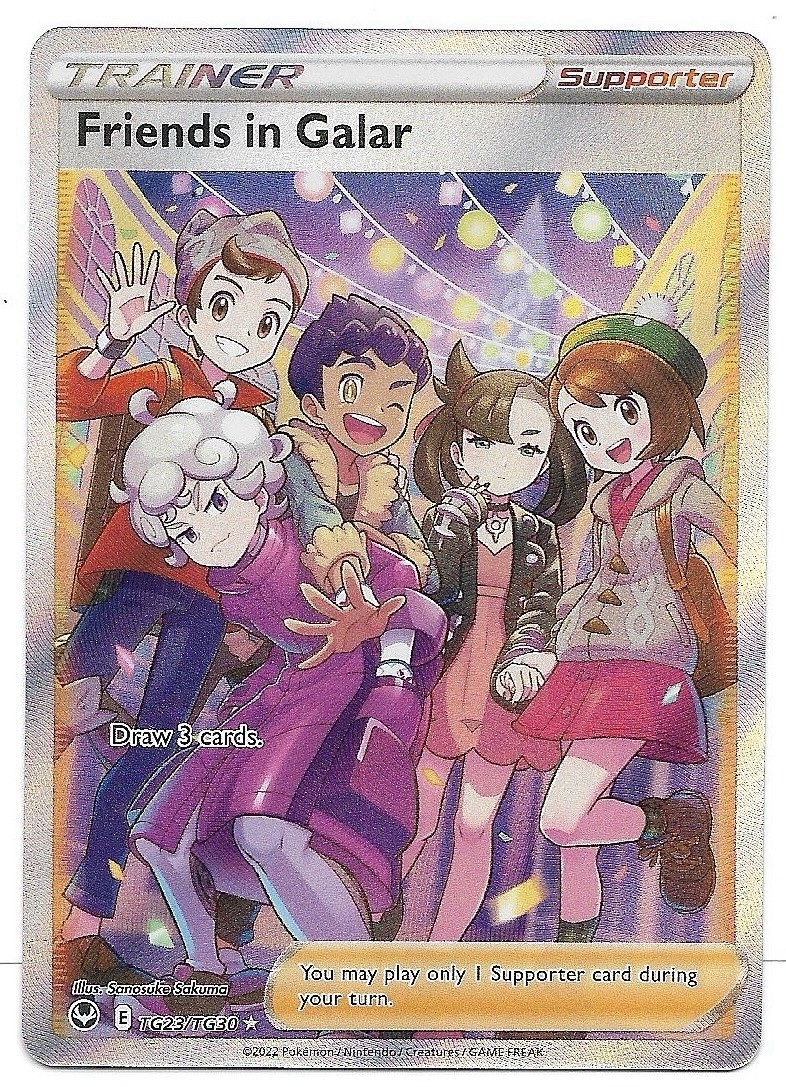 Friends in Galar TG23/TG30 Swsh12: Sword & Shield - Silver Tempest Trainer - NM