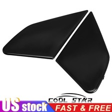 Front Door Window A-pillar Garnish Trim For 2009-13 Honda Fit Corner Cover 2pcs